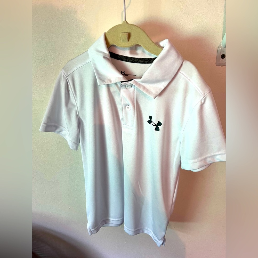 Under Armour Kids white Polo Shirt